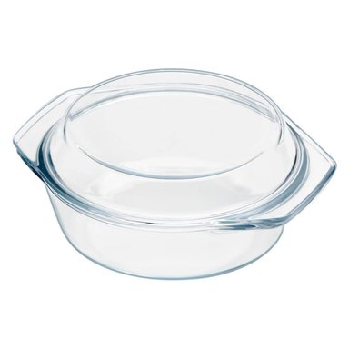 CACEROLA CON TAPA DE VIDRIO 1.5L APTO FRÍO Y CALOR