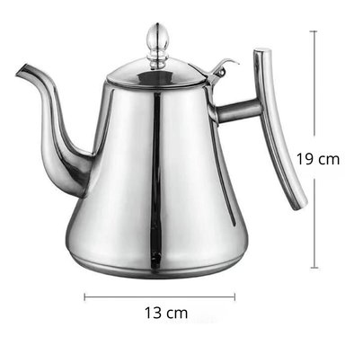 CAFETERA TETERA 1.5L CON FILTRO DE ACERO INOXIDABLE - 3
