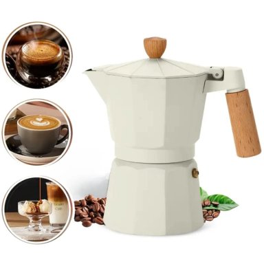 CAFETERA MOKA ITALIANA 3 TAZAS - 150ML CREMA ELEGANTE