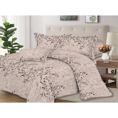 JUEGO DE SÁBANAS ALGODÓN 2PLAZAS 4 PIEZAS 2000 HILOS COCOA