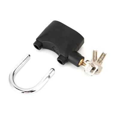CANDADO DE SEGURIDAD CON ALARMA SONORA PARA MOTOS, BICICLETAS Y MÁS - 6