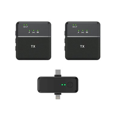 MICRÓFONO INALÁMBRICO SOLAPERO SX31 3EN1 – TIPO C, LIGHTNING Y 3.5 MM