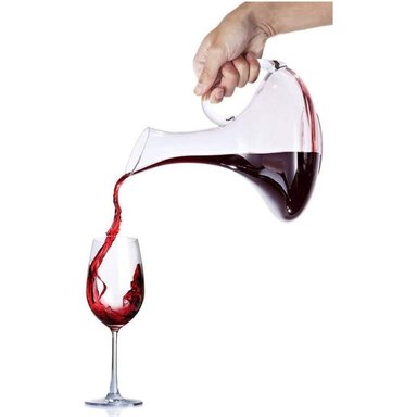 DECANTADOR DE VINO ELEGANTE 1500ML + COPAS, JARRA Y 6 COPAS PARA VINO