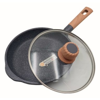 SARTÉN ANTIADHERENTE CON TAPA - MGC N° 24 COLOR NEGRO