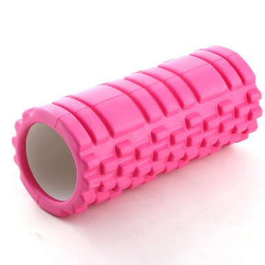 RODILLO DE YOGA FOAM ROLLER DE ESPUMA 33 X 14CM FUCSIA