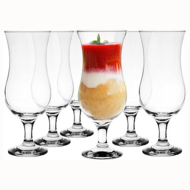 COPAS HURACÁN WINDSOR 335ML NADIR VIDRIO RESISTENTE 6 COPAS