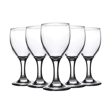 COPAS VINO BLANCO WINDSOR 190ML VIDRIO SET 6 PIEZAS