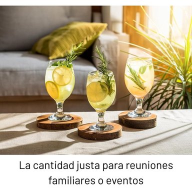 COPAS DE VINO GALLANT 250ML VIDRIO RESISTENTE 12 COPAS NADIR - 2