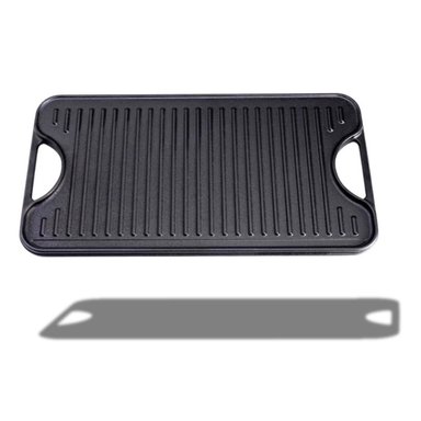 PARRILLA REVERSIBLE DE HIERRO FUNDIDO 47X25 CM - VICTORIA - 1