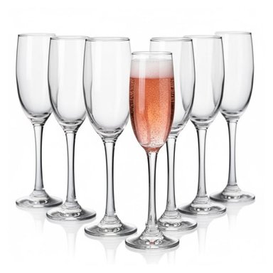 SET DE COPAS PARA CHAMPAÑA 190 ML NADIR PACK X6