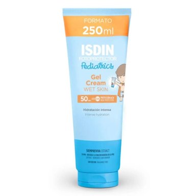 BLOQUEADOR ISDIN FOTOPROTECTOR PEDIATRICO GEL CREMA 50 + 250 ML