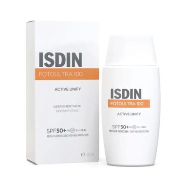BLOQUEADOR ISDIN SIN COLOR SPF 50+ FOTOULTRA 100 ACTIVE UNIFY