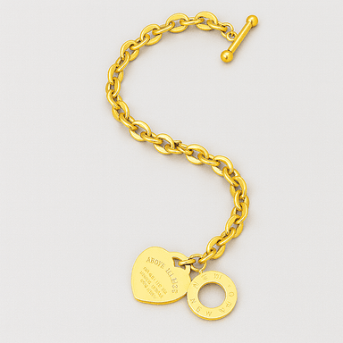 PULSERA CHICK PARA MUJER EN ACERO DORADO - 3