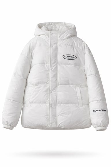 CASACA TÉRMICA UNISEX CLASSICMAN - ABRIGO MODERNO CON CAPUCHA - 2