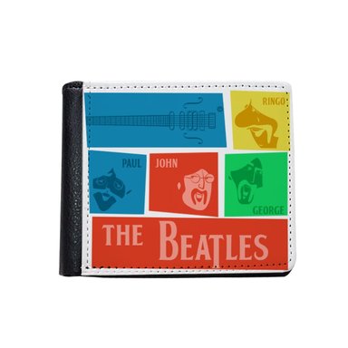 BILLETERA NEGRO HOMBRE BEATLES 09