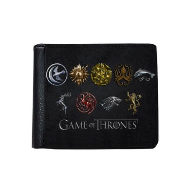 BILLETERA NEGRO HOMBRE JUEGO TRONOS GAME OF THRONES 01