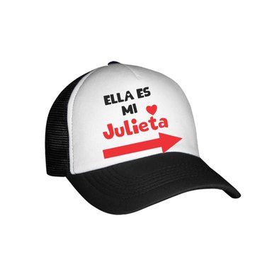 GORRA FRASES ENAMORADOS 32 BLANCO ADULTO