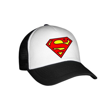 GORRA SUPERMAN 02 BLANCO ADULTO