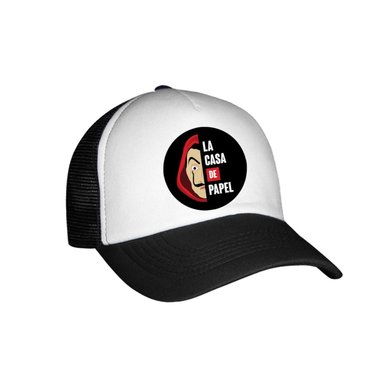 GORRA CASA PAPEL 05 BLANCO ADULTO