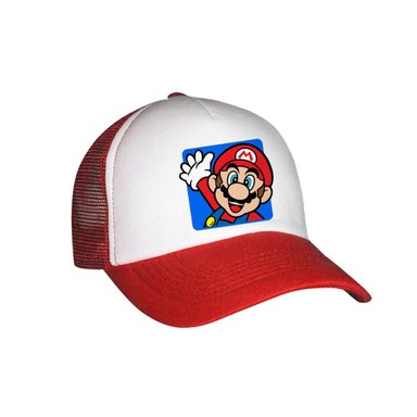 GORRA MARIO BROS 01 BLANCO NIÑO