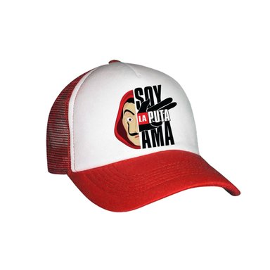 GORRA CASA PAPEL 06 BLANCO ADULTO