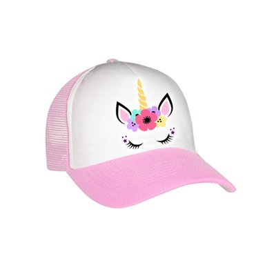 GORRA UNICORNIO 02 NIÑA BLANCO