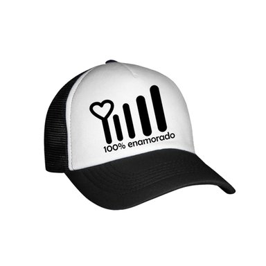 GORRA FRASES ENAMORADOS 30 BLANCO ADULTO