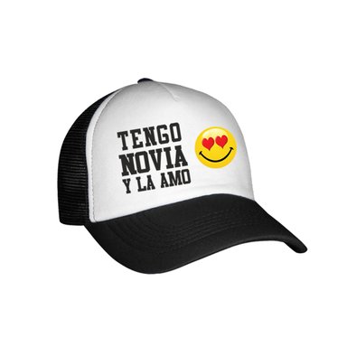 GORRA FRASES ENAMORADOS 08 BLANCO ADULTO