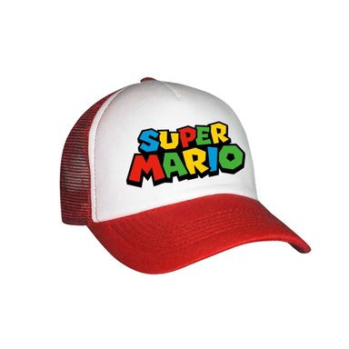GORRA MARIO BROS 04 BLANCO NIÑO
