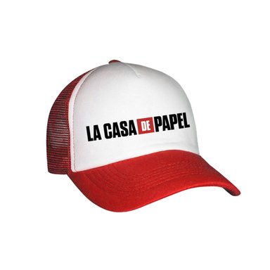 GORRA CASA PAPEL 02 BLANCO NIÑO