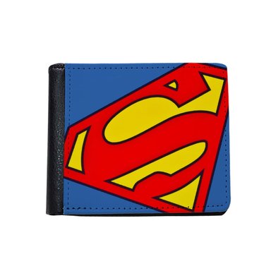 BILLETERA NEGRO HOMBRE SUPERMAN 01