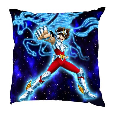 COJIN CABALLEROS DEL ZODIACO 22 BLANCO