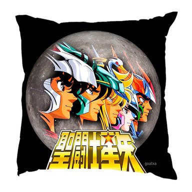 COJIN CABALLEROS DEL ZODIACO 03 BLANCO