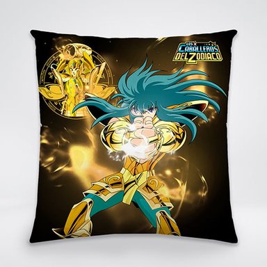 COJIN CABALLEROS DEL ZODIACO 10 BLANCO