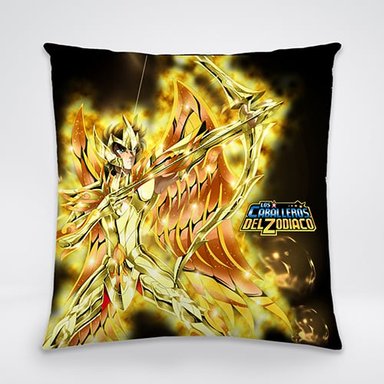 COJIN CABALLEROS DEL ZODIACO 16 BLANCO