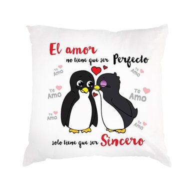 COJIN DIA DE LOS ENAMORADOS SAN VALENTIN 14 BLANCO