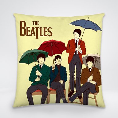 COJIN THE BEATLES 02 BLANCO