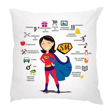 COJIN DIA DIA DE LA MADRE 05 BLANCO