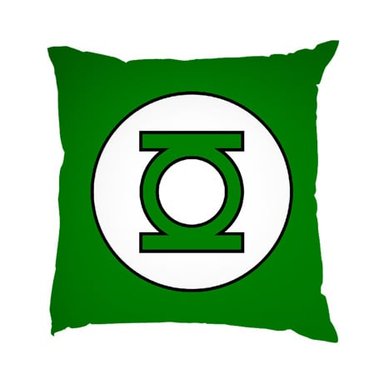 COJIN LINTERNA VERDE 01 BLANCO