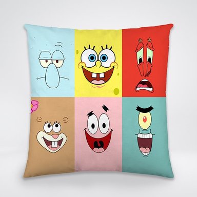 COJIN BOB ESPONJA 04 BLANCO