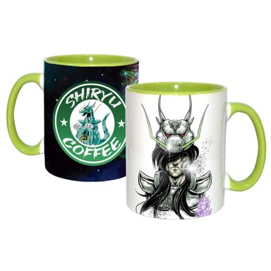 TAZA CABALLEROS DEL ZODIACO 12