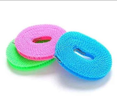 SET X3 
CORDEL PARA ROPA CON SEPARADOR ANTIDESLIZANTE.