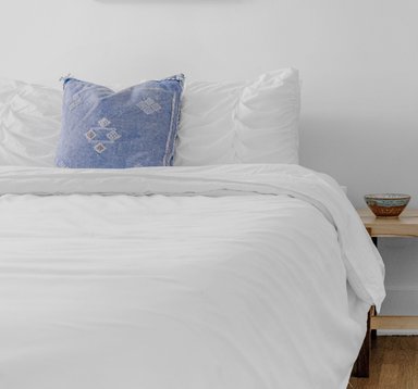 SET CUBRE DUVET HOME BRANDS KING BAMBÚ BLANCO