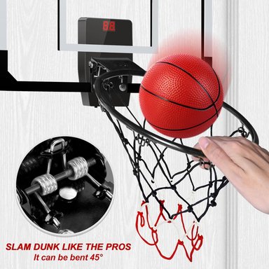 MINI TABLERO DE BASQUET PORTATIL CON MARCADOR LED - 3