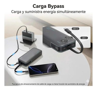 CARGADOR PORTATIL CUKTECH 20000MAH CARGA RÁPIDA 40W - 4