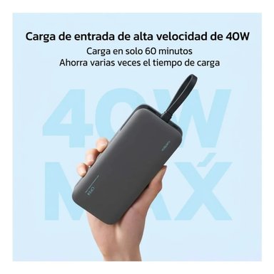 CARGADOR PORTATIL CUKTECH 20000MAH CARGA RÁPIDA 40W - 5