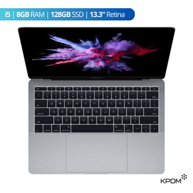 MACBOOK PRO 2017 13.3” I5 8GB RAM + 128GB SSD GRIS ESPACIAL REACONDICIONADO GRADO B