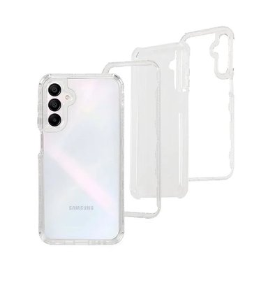 CASE 360 SON 3 EN 1 TRANSPARENTE PARA SAMSUNG S25 FE - 2
