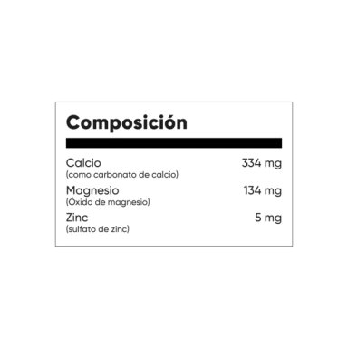 SUPLEMENTO MASON NATURAL CALCIO MAGNESIO ZINC HUESOS FUERTES 100 TABLETAS - 2