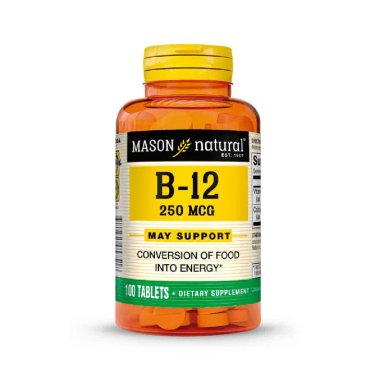 VITAMINA MASON NATURAL B12 250MCG 100 TABLETAS - 1